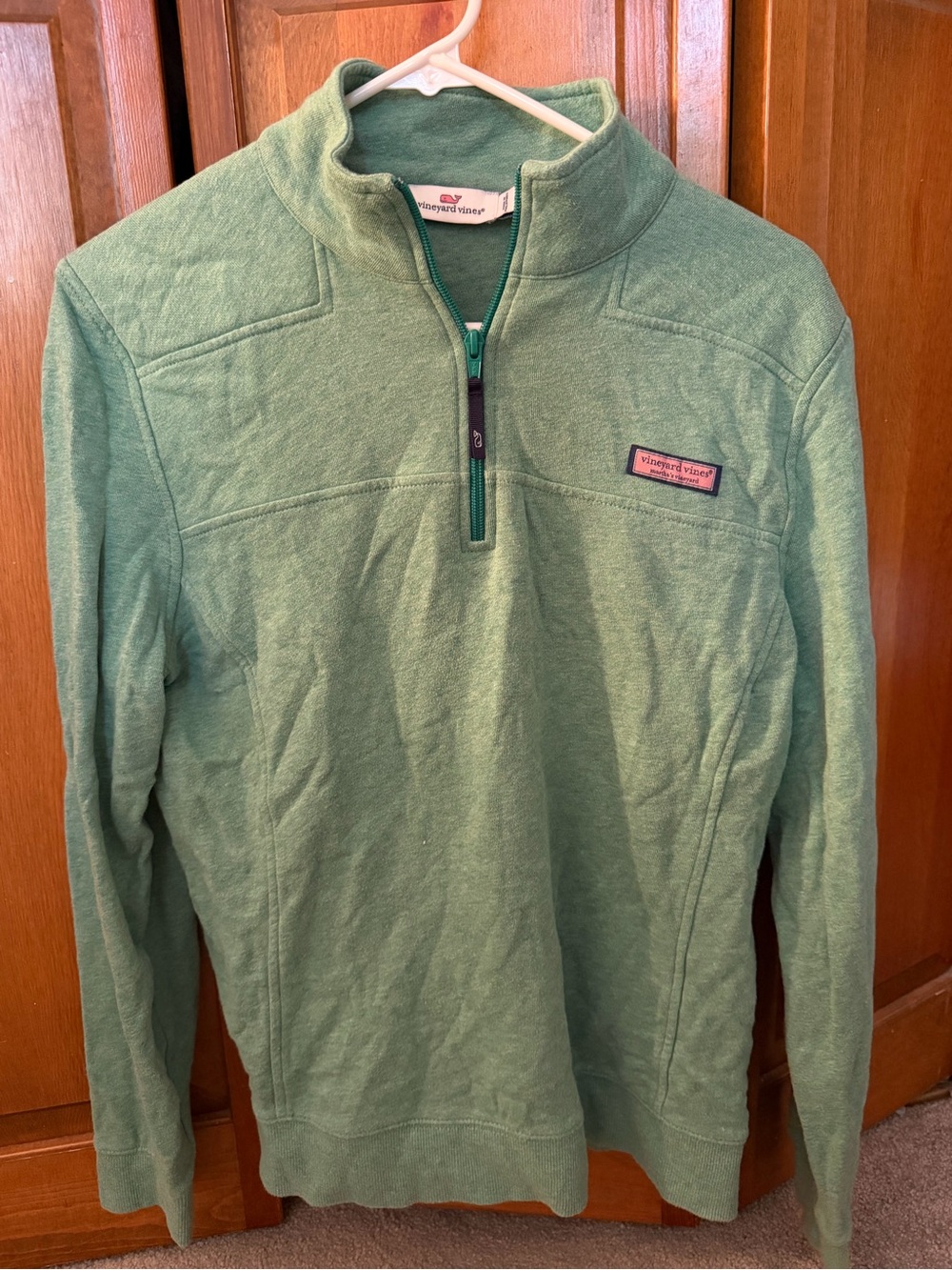 Vineyard Vines women’s Mint Green Quarter-Zip Pullover